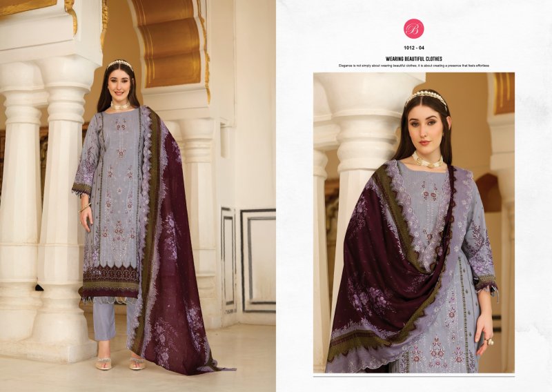 Noor E Ishq Vol 2 By Belliza Cotton Dress Material